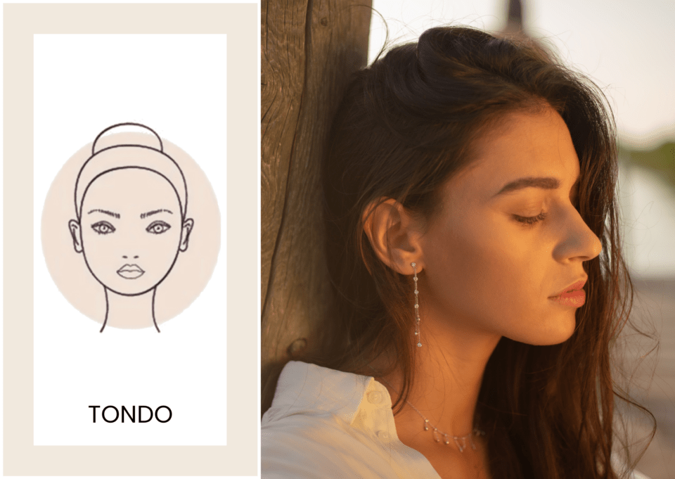 Quale orecchino abbinare al viso tondo